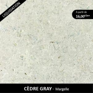 destockage margelle Cedre Gray