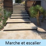 Marche et escalier en pierres naturelles